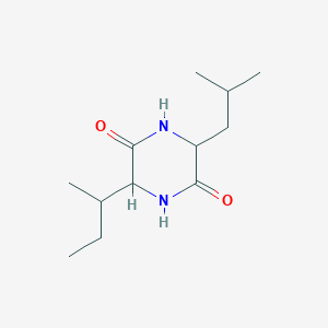 molecular formula C12H22N2O2 B15145800 Cyclo(Ile-Leu) 