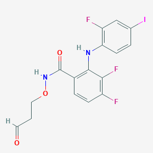 molecular formula C16H12F3IN2O3 B15145814 Mek1/2-IN-1 