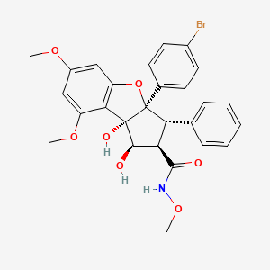 molecular formula C27H26BrNO7 B15145827 (-)-CMLD010509 