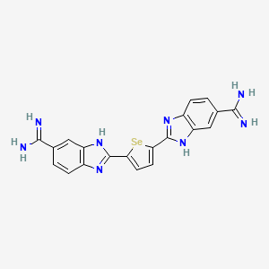 molecular formula C20H16N8Se B15145848 DB1976 