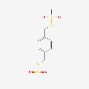 molecular formula C10H14O4S4 B015146 1,4-Bis(methylsulfonylsulfanylmethyl)benzene CAS No. 3948-46-7