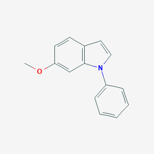 molecular formula C15H13NO B151460 6-Methoxy-1-phenyl-1H-indole CAS No. 487058-34-4
