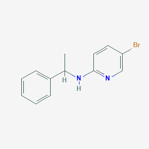 molecular formula C13H13BrN2 B15146003 5-bromo-N-(1-phenylethyl)pyridin-2-amine 