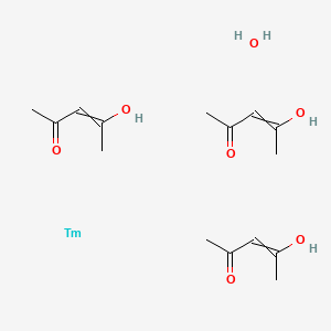 molecular formula C15H26O7Tm B15146197 C15H26O7Tm 