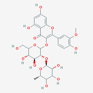 molecular formula C28H32O16 B15146299 Isorhamnetin 3-O-neohespeidoside 