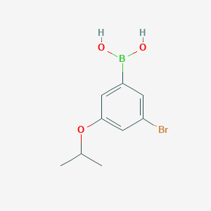 molecular formula C9H12BBrO3 B151463 3-Bromo-5-isopropoxyphenylboronic acid CAS No. 871125-81-4