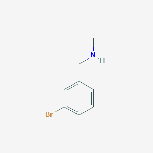 molecular formula C8H10BrN B151466 3-Bromo-N-methylbenzylamine CAS No. 67344-77-8
