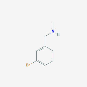 molecular formula C8H10BrN B151466 (3-Bromobenzyl)methylamine CAS No. 67344-77-8