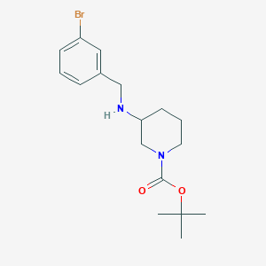 molecular formula C17H25BrN2O2 B15146612 1-Boc-3-(3-bromo-benzylamino)-piperidine CAS No. 887584-36-3