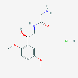 molecular formula C12H19ClN2O4 B1514663 Midodrine (R-isomer HCl) 