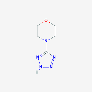 molecular formula C5H9N5O B151467 4-(2H-tetrazol-5-yl)morpholine CAS No. 133237-33-9