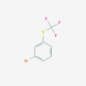 molecular formula C7H4BrF3S B151468 3-(Trifluoromethylthio)bromobenzene CAS No. 2252-45-1