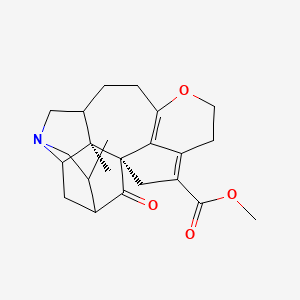 molecular formula C23H29NO4 B15147034 Daphnilongeranin A 