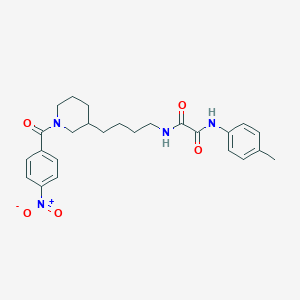 molecular formula C25H30N4O5 B15147329 N-(4-methylphenyl)-N'-(4-{1-[(4-nitrophenyl)carbonyl]piperidin-3-yl}butyl)ethanediamide 