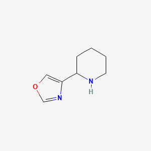 molecular formula C8H12N2O B1514750 4-(Piperidin-2-yl)oxazole 