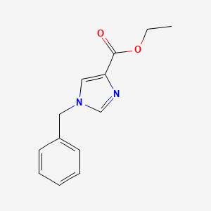 molecular formula C13H14N2O2 B15147542 Ethyl 1-benzyl-1H-imidazole-4-carboxylate 