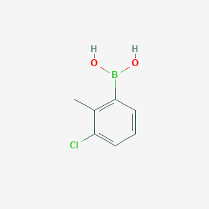 molecular formula C7H8BClO2 B151476 3-Chloro-2-methylphenylboronic acid CAS No. 313545-20-9