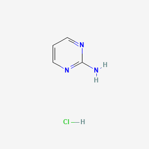 molecular formula C4H6ClN3 B15147891 2-Pyrimidinamine, hydrochloride CAS No. 19868-02-1