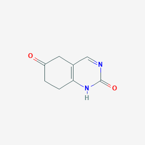 molecular formula C8H8N2O2 B15147905 5,6,7,8-Tetrahydro-2-hydroxy-6-quinazolinone 
