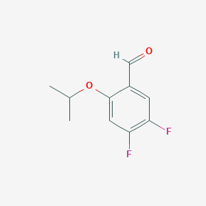 molecular formula C10H10F2O2 B1514808 4,5-Difluoro-2-(propan-2-yloxy)benzaldehyde 