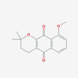 molecular formula C16H16O4 B151481 9-Methoxy-alpha-lapachone CAS No. 35241-80-6