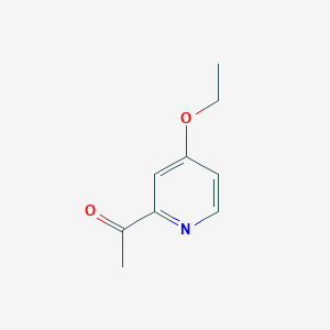 molecular formula C9H11NO2 B1514821 1-(4-Ethoxypyridin-2-yl)ethanone 