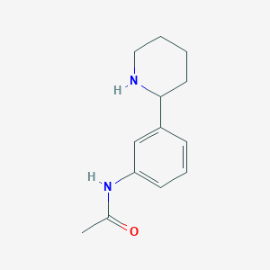 N-(3-(Piperidin-2-yl)phenyl)acetamide