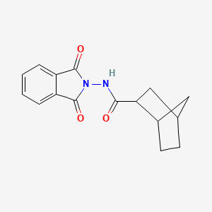 molecular formula C16H16N2O3 B15148373 N-(1,3-dioxo-1,3-dihydro-2H-isoindol-2-yl)bicyclo[2.2.1]heptane-2-carboxamide 