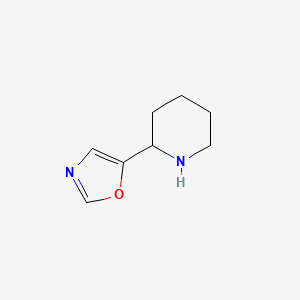 molecular formula C8H12N2O B1514876 5-(Piperidin-2-yl)oxazole 