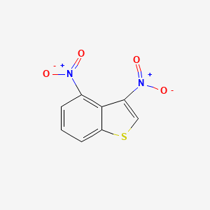 molecular formula C8H4N2O4S B1514880 3,4-Dinitrobenzo[b]thiophene 