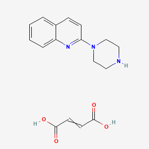 molecular formula C17H19N3O4 B15149290 Quipazine (maleate) 