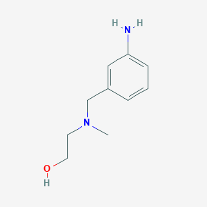 molecular formula C10H16N2O B1514944 2-[(3-氨基苯甲基)(甲基)氨基]乙醇 CAS No. 738572-09-3