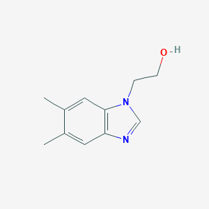 molecular formula C11H14N2O B151495 1-(2-Hydroxyethyl)-5,6-dimethylbenzimidazole CAS No. 134295-89-9