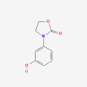 molecular formula C9H9NO3 B1514955 3-(3-Hydroxyphenyl)-1,3-oxazolidin-2-one CAS No. 1038713-37-9