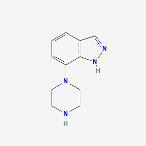 7-(Piperazin-1-yl)-1H-indazole