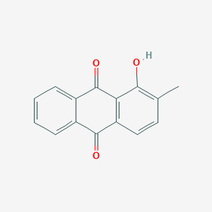 molecular formula C15H10O3 B015150 1-羟基-2-甲基蒽醌 CAS No. 6268-09-3