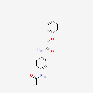 molecular formula C20H24N2O3 B15150180 N-[4-(acetylamino)phenyl]-2-(4-tert-butylphenoxy)acetamide 