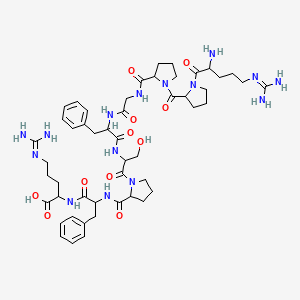 molecular formula C50H73N15O11 B15150203 Kallidin I;L-Bradykinin;Synthetic bradykinin 