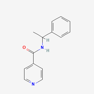 molecular formula C14H14N2O B15150207 N-(1-Phenyl-ethyl)-isonicotinamide CAS No. 2909-34-4