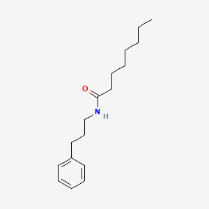 molecular formula C17H27NO B15150422 N-(3-phenylpropyl)octanamide 