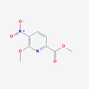 molecular formula C8H8N2O5 B15151385 Methyl 6-methoxy-5-nitropyridine-2-carboxylate 
