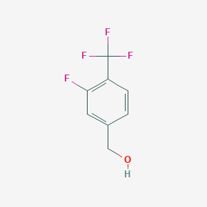 molecular formula C8H6F4O B151516 3-氟-4-(三氟甲基)苄醇 CAS No. 230295-16-6