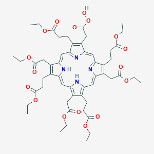 molecular formula C54H66N4O17 B151517 Peroxyacetic acid uroporphyrin I CAS No. 134773-19-6
