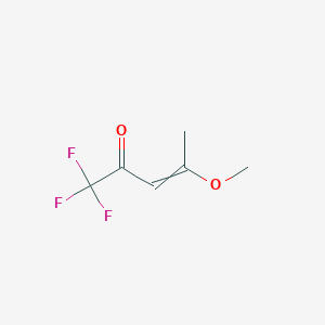 molecular formula C6H7F3O2 B15151802 1,1,1-Trifluoro-4-methoxypent-3-en-2-one 