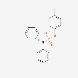 molecular formula C21H22NO3P B15151865 Bis(4-methylphenyl) (4-methylphenyl)phosphoramidate 
