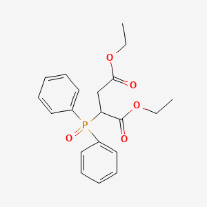 molecular formula C20H23O5P B15151881 Diethyl 2-(diphenylphosphoryl)butanedioate 
