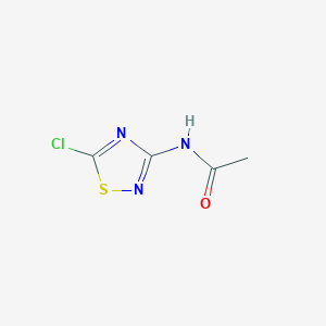 molecular formula C4H4ClN3OS B15151917 N-(5-chloro-1,2,4-thiadiazol-3-yl)acetamide 