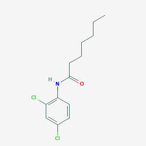 molecular formula C13H17Cl2NO B15152391 N-(2,4-dichlorophenyl)heptanamide 