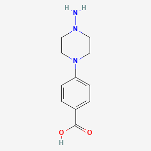 4-(4-Aminopiperazin-1-yl)benzoic acid