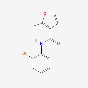 molecular formula C12H10BrNO2 B15152803 N-(2-bromophenyl)-2-methylfuran-3-carboxamide 